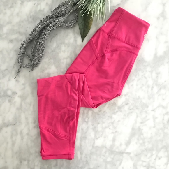 lululemon athletica Pants - Lululemon All the Right Places Crop 4 Bon Bon Pink